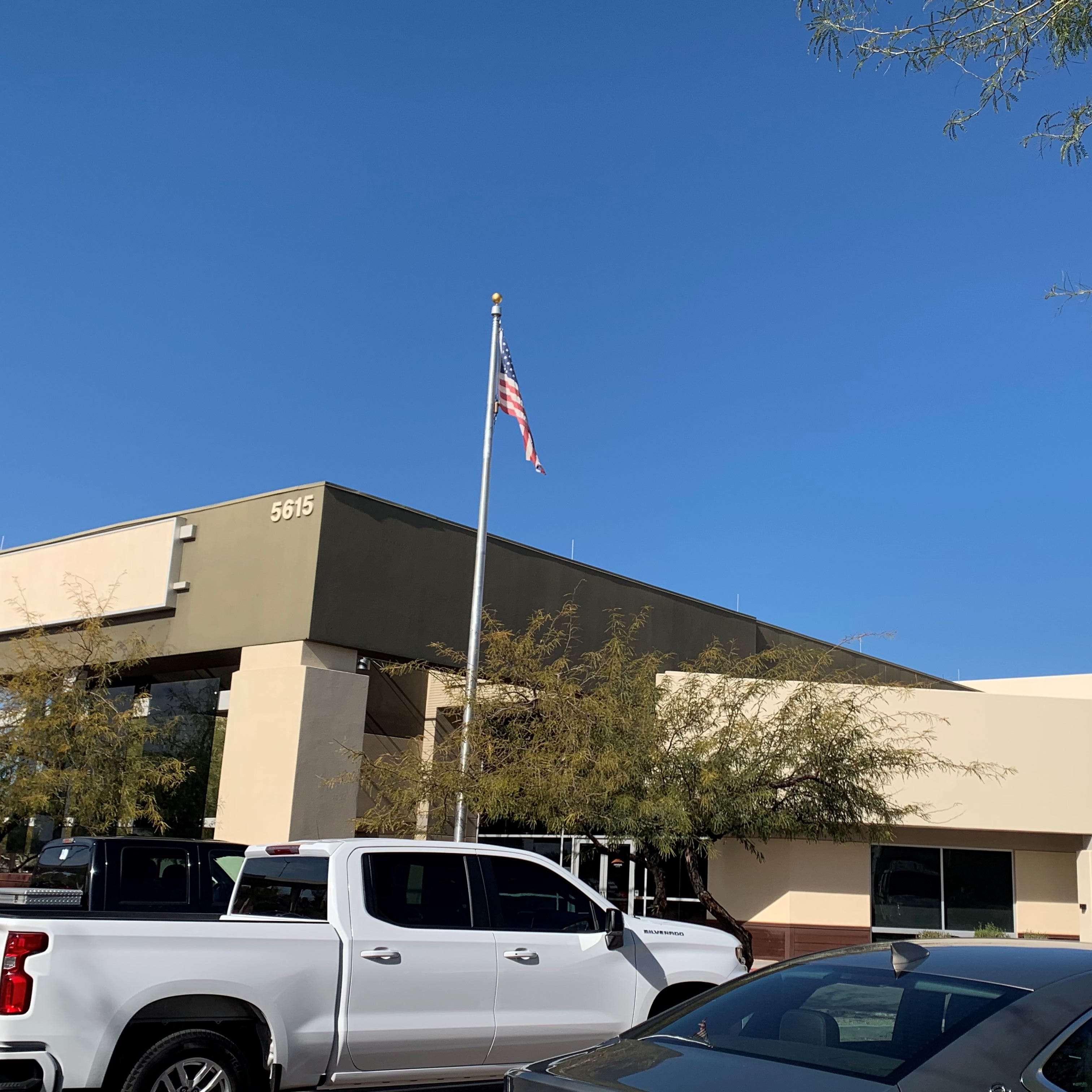 Constant Aviation's building at Phoenix-Mesa Gateway Airport. The company ceased operations this week.