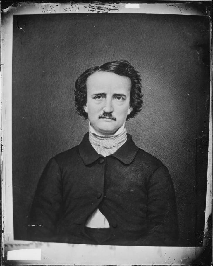 A portrait of Edgar Allan Poe