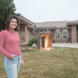 Belle Barbu is photgraphed outside the home where she lives in Washington, Washington County, on Tuesday, Dec. 3, 2019.