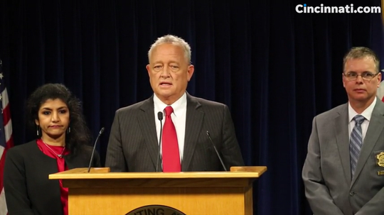 Hamilton County Prosecutor Joe Deters announces charges in serial rape cold cases.
