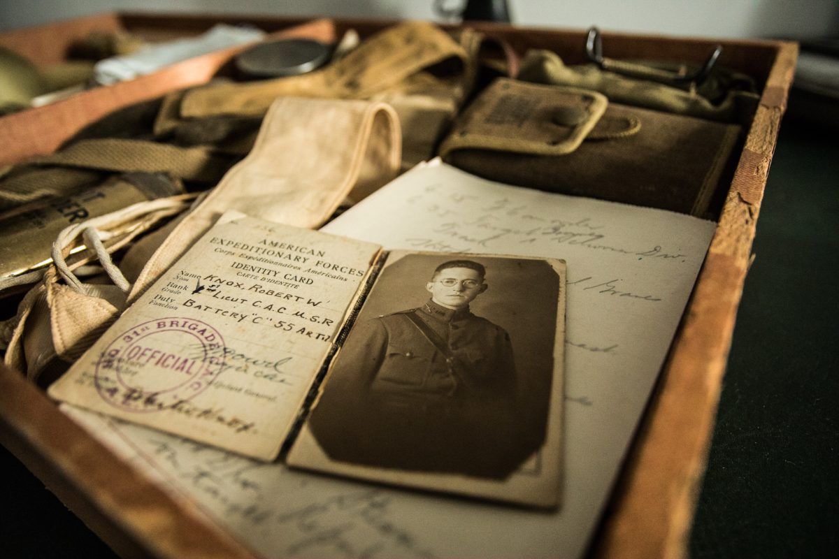 Search for family members in military records