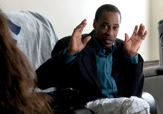 Dion Harrell is shown during an interview at his cousin's Long Branch home Thursday, February 27, 2020. He has spent almost 28 years trying to prove he was innocent of a rape for which he served four years in prison and appellate judges ruled that he will not be able to collect money from the state for being wrongfully imprisoned.