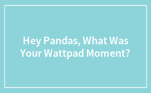 Hey Pandas, What Was Your Wattpad Moment?