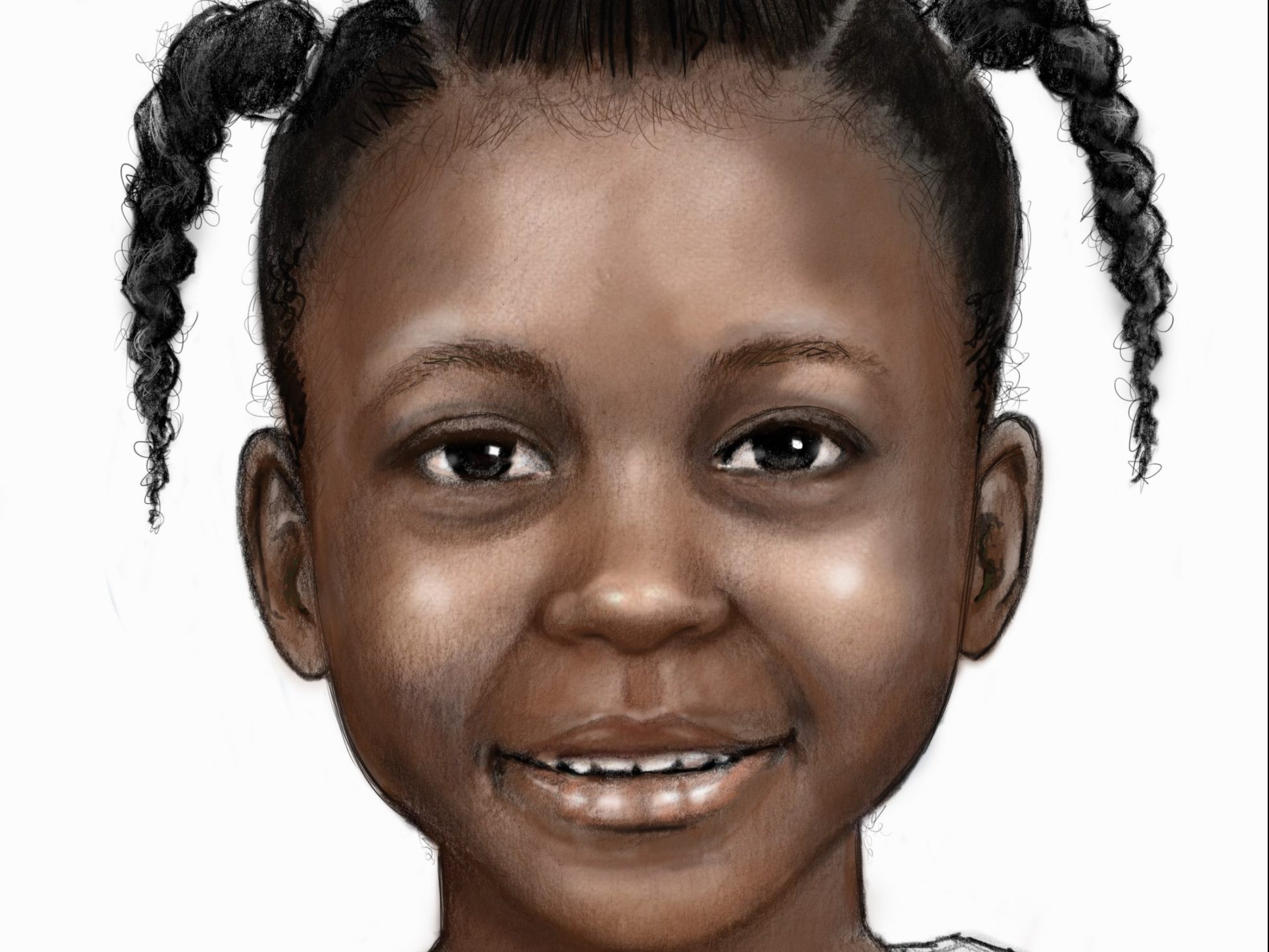 The Toronto Police Service has released composite sketches of a little girl and a photo of a vehicle of interest as part of a human remains investigation.