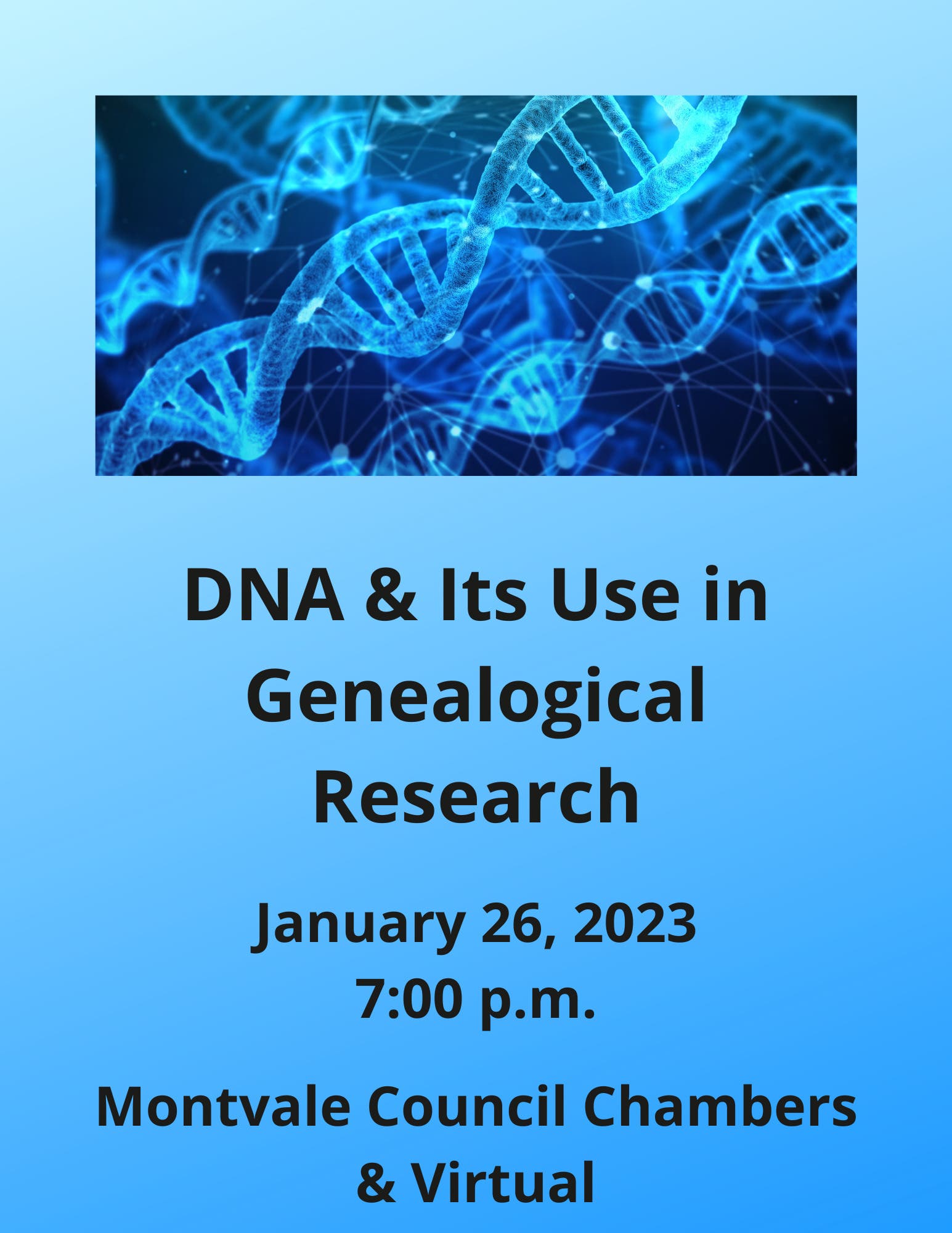 DNA & Its Use in Genealogical Research